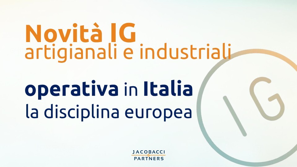 IG_artigianali_industriali_operativa in Italia_la disciplina europea