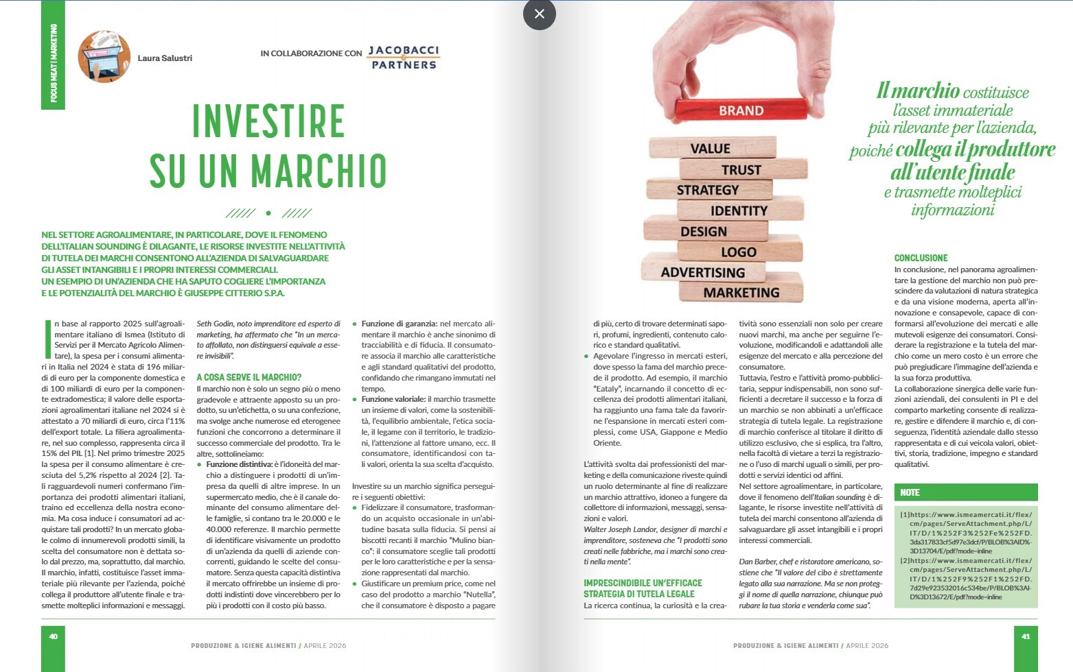 Investire sul marchio_esperienza salumificio Citterio