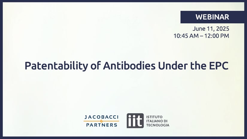 Patentability of antibodies_250606 