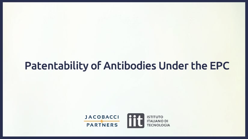 Patentability of antibodies_no-label