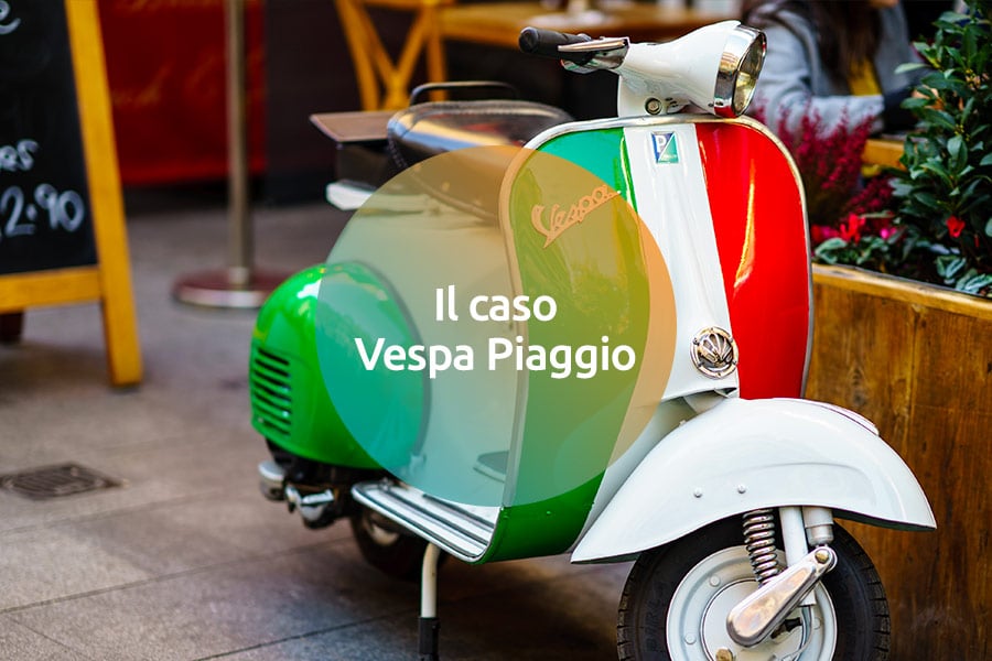 Vespa marchio tridimensionale di forma