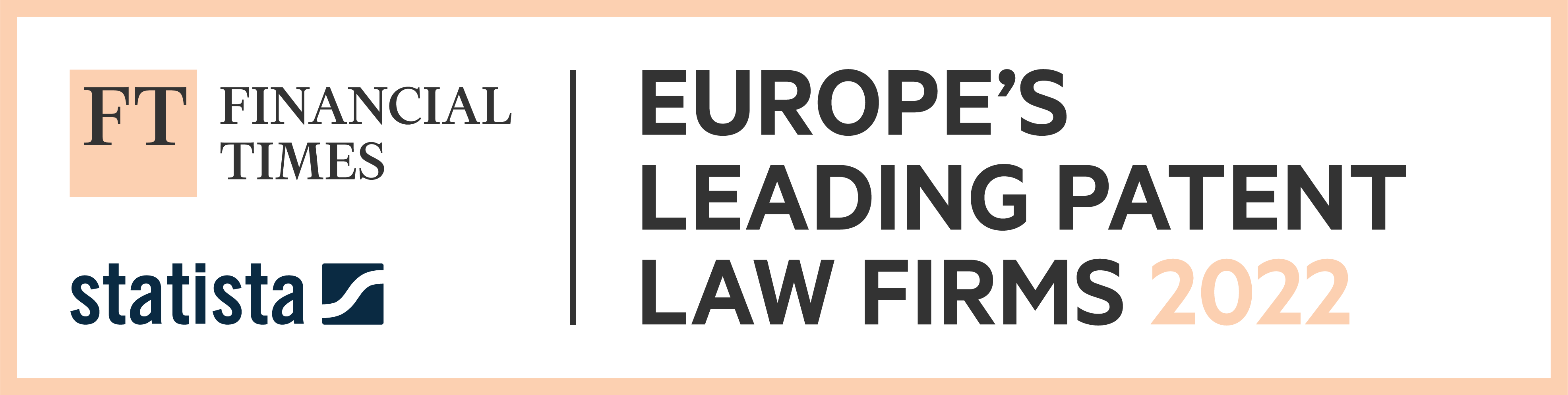 Finantial Times Statista Europe Leading Patent Law Firms
