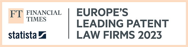 Finantial Times Statista Europe Leading Patent Law Firms