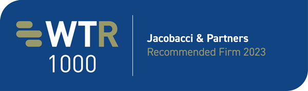 WTR 1000 | Jacobacci & Partners Recommended Firm 2023