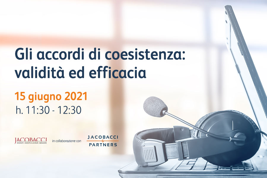 Gli accordi di coesistenza: validità ed efficacia - Webinar