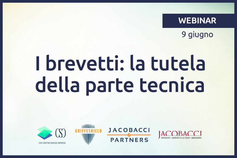 I brevetti: la tutela della parte tecnica - Webinar 9 giugno 2021