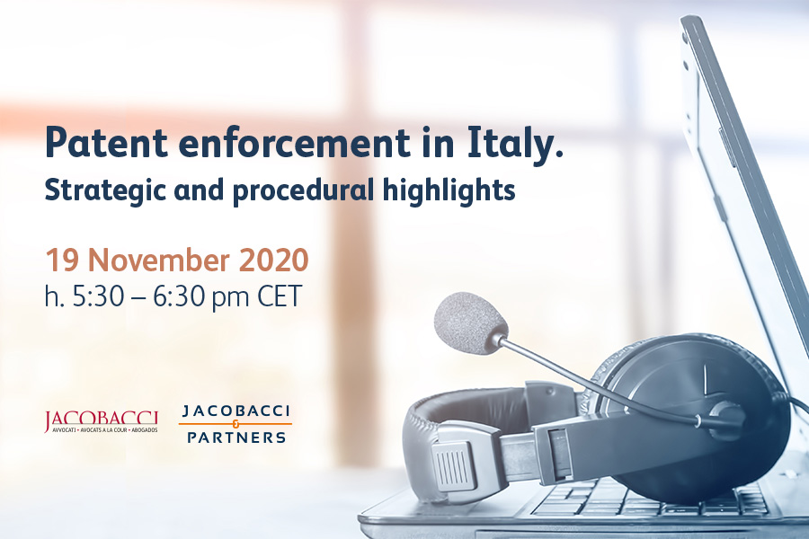 Patent enforcement in Italy. Strategic and procedural highlights