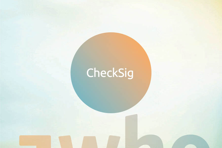 Jwho, la parola al cliente: CheckSig