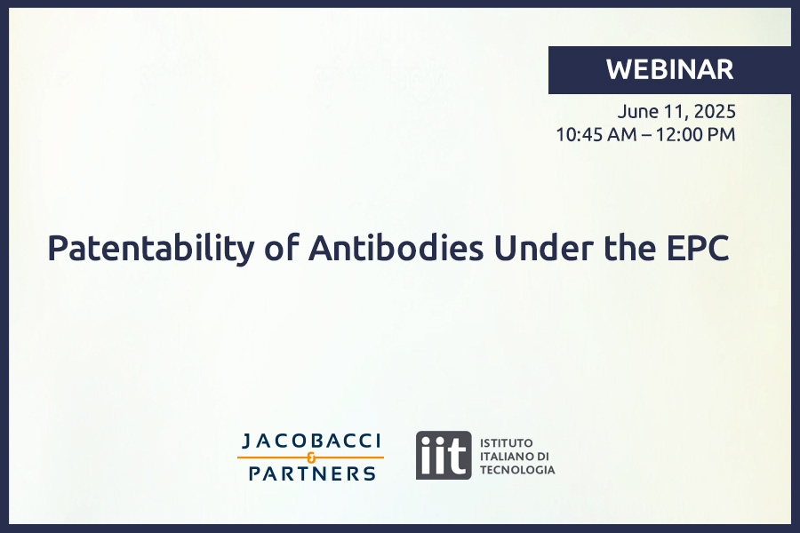 Patentability of Antibodies Under the EPC